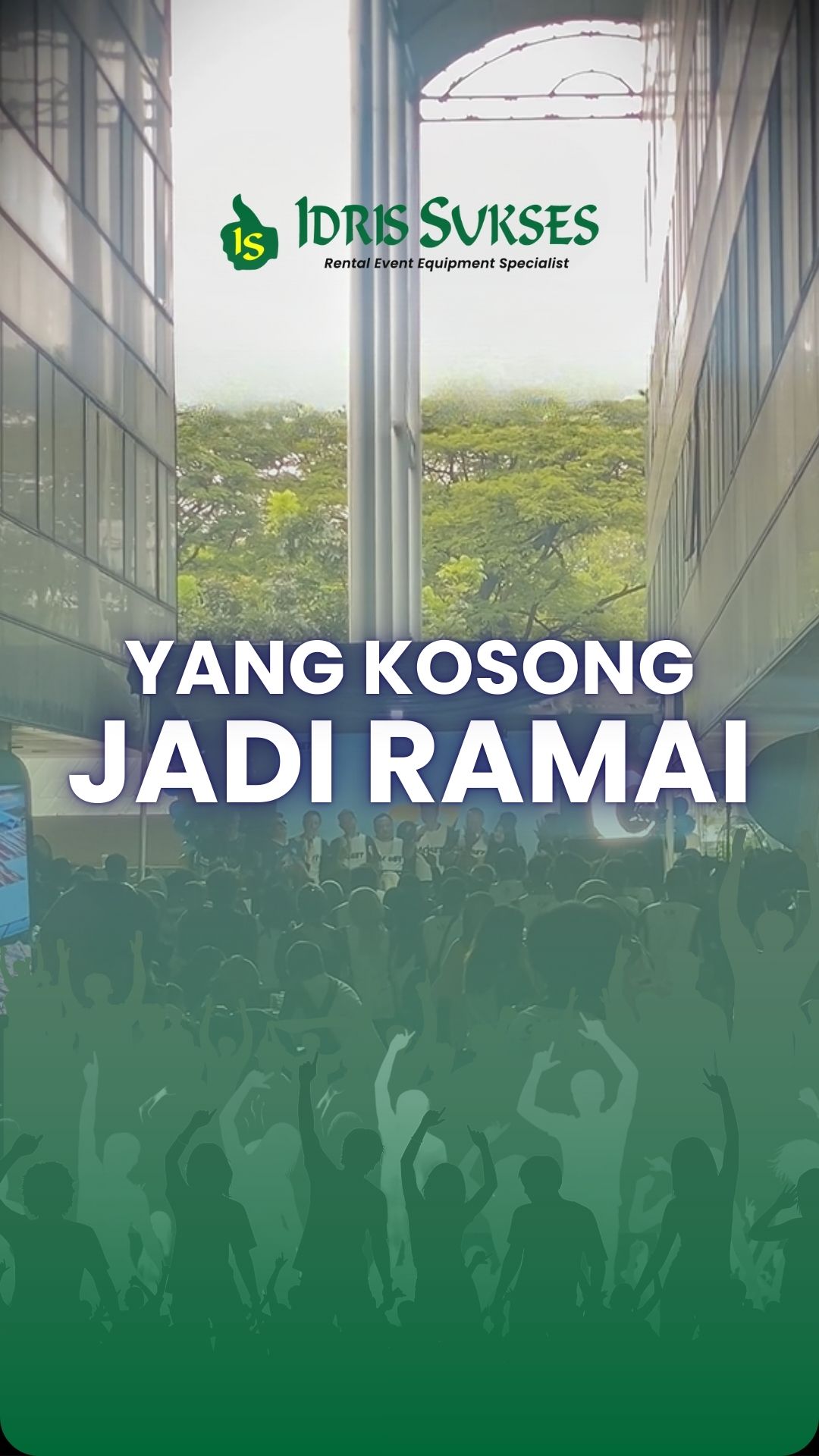 Area kosong jadi venue #idrissukses ahlinya