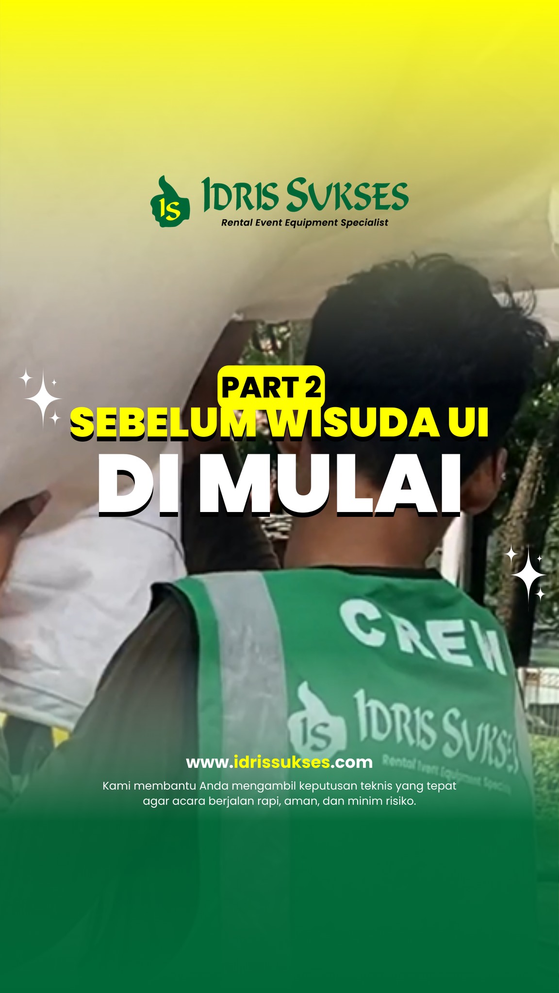 Wisuda bukan cuma tentang hari H.
Proses sebelumnya menentukan semuanya.
Vlog singkat persiapan sebelum wisuda Universitas Indonesia.
#idrissukses #WisudaUI #BehindTheEvent #EventPreparation #EventVlog #ProsesEvent #EventSupport