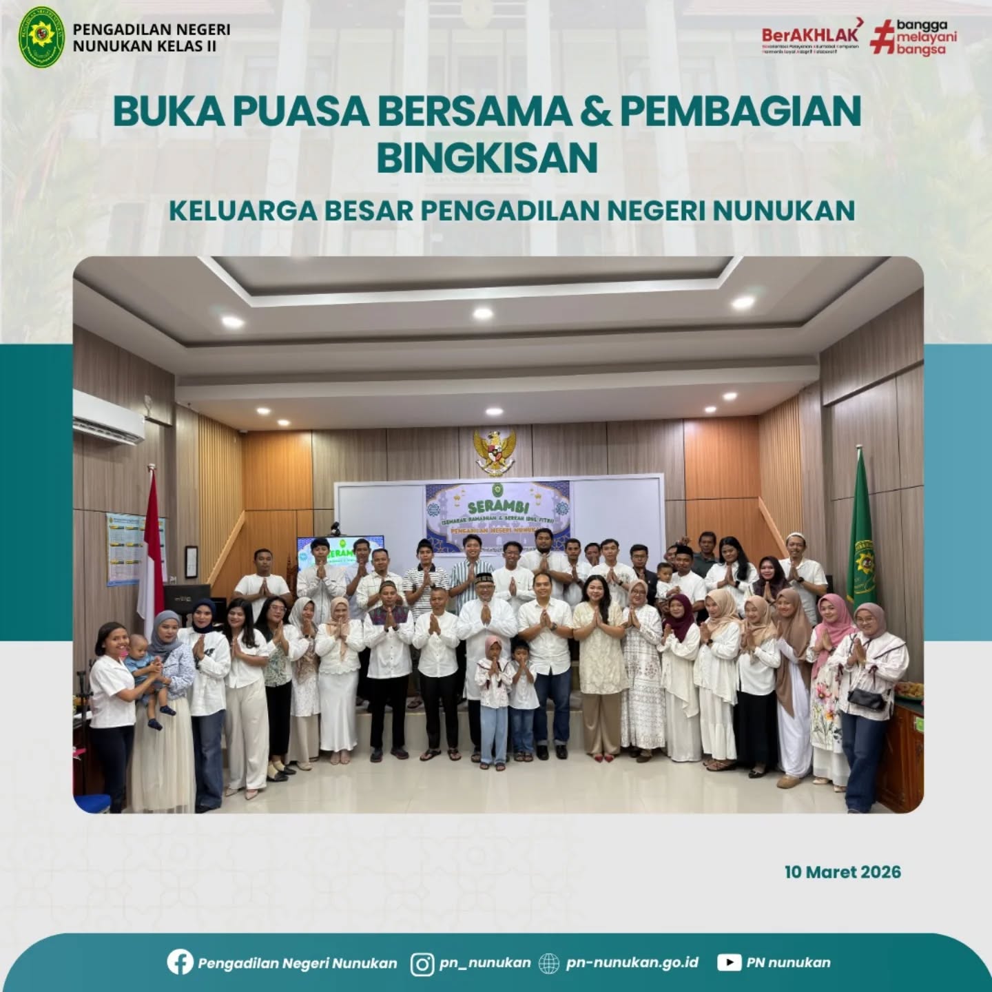 Selasa, 10 Maret 2026 Menjelang penghujung bula…