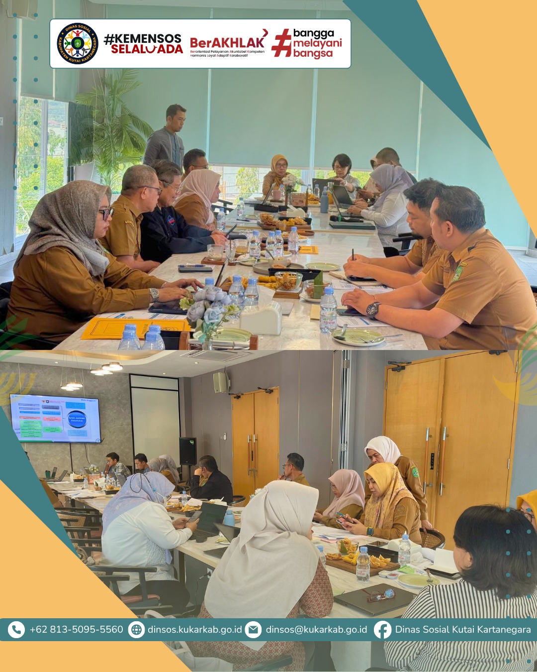 SAMARINDA, 30 Maret 2026 – BPJS Kesehatan bersama Dinas Sosial Kabupaten Kutai Kartanegara melaksanakan rekonsiliasi data peserta dan keuangan PBPU & BP Pemda Triwulan I. Kegiatan berlangsung di Meeting Room Decafe Resto and Pastry Samarinda, dengan agenda utama pembahasan data kepesertaan, keuangan, serta penandatanganan berita acara kesepakatan.
.
.
.
.
.
Selengkapnya di : https://dinsos.kukarkab.go.id/index.php/2026/03/30/kesepakatan-rekonsiliasi-data-pbpu-bp-pemda-tw-i-kukar-pastikan-uhc-95/