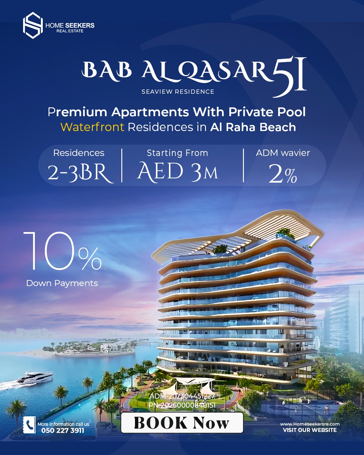 Sea view living in the heart of Abu Dhabi 🌊😳
Welcome to Bab Al Qasr 51 – Seaview Residences 🔥
Where luxury meets iconic waterfront lifestyle.
✨ 2% ADM Waiver
✨ Only 10% Down Payment
🏡 2–3BR from AED 3M
🏡 4BR from AED 4.3M
🏡 5BR from AED 5.3M
Wake up to breathtaking sea views every day 🌊
🚨 Limited premium units available
📩 Contact now for full details & viewing
#abudhabirealestate #SeaViewLiving #luxuryhomes