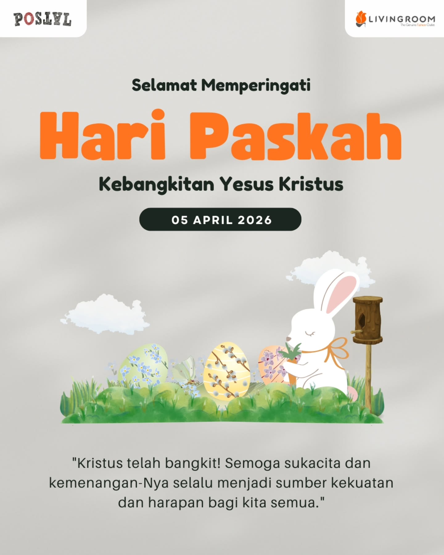 Selamat Hari Paskah - 05 April 2026
#paskah #outlet #factoryoutlet #bogor