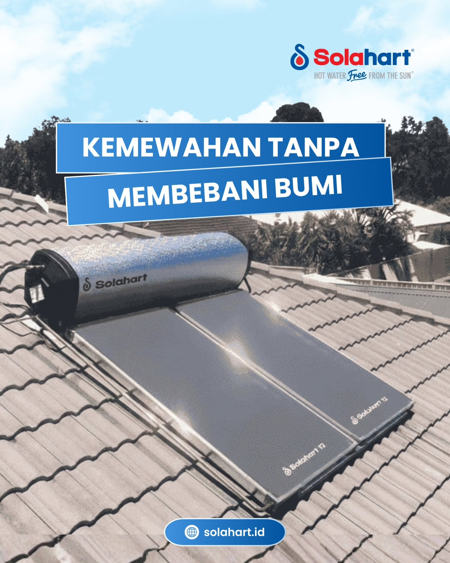 Kemewahan sekarang bukan soal mahal—tapi soal cerdas & berkelanjutan.
Dengan Solahart, nikmati air panas melimpah tanpa beban listrik & tanpa membebani bumi.
Hemat energi, ramah lingkungan, dan jadi investasi jangka panjang untuk rumah Anda.
Saatnya upgrade ke smart wealth living.
#SolarWaterHeater #PemanasAirTenagaSurya #HematListrik #RumahRamahLingkungan #EnergiTerbarukan SolahartIndonesia SmartHomeIndonesia InvestasiRumah EcoLiving GreenEnergyIndonesia