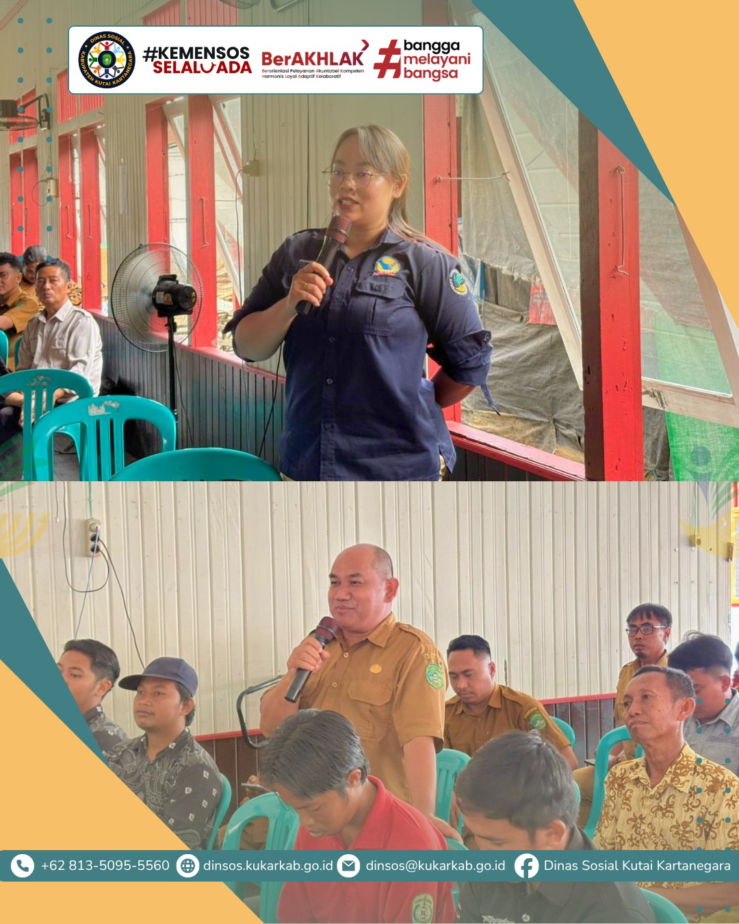 MUARA KAMAN, 05 MEI 2026 – Pemerintah Kabupaten Kutai Kartanegara melalui Dinas Sosial memberikan perhatian serius terhadap penonaktifan kepesertaan Penerima Bantuan Iuran Jaminan Kesehatan (PBI-JK) di wilayah Kecamatan Muara Kaman. Tercatat sebanyak 1.741 jiwa warga di wilayah tersebut mengalami penonaktifan kepesertaan oleh pemerintah pusat berdasarkan Keputusan Menteri Sosial Nomor 3/HUK/2026.
.
.
.
.
.
Selengkapnya di : https://dinsos.kukarkab.go.id/index.php/2026/05/06/dinsos-kukar-tekankan-akurasi-data-di-muara-kaman-1-741-kepesertaan-pbi-jk-masuk-tahap-verifikasi-ulang/