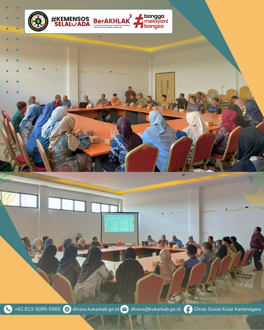 SAMBOJA, 7 Mei 2026 – Dinas Sosial Kabupaten Kutai Kartanegara kembali memperluas jangkauan sosialisasi reaktivasi jaminan kesehatan bagi masyarakat. Kali ini, perhatian difokuskan pada Kecamatan Samboja, menyusul adanya penonaktifan 1.684 jiwa kepesertaan Penerima Bantuan Iuran Jaminan Kesehatan (PBI-JK) oleh pemerintah pusat.
.
.
.
.
.
Selengkapnya di : https://dinsos.kukarkab.go.id/index.php/2026/05/08/dinsos-kukar-kawal-hak-kesehatan-masyarakat-samboja-1-684-data-pbi-jk-masuk-agenda-reaktivasi/