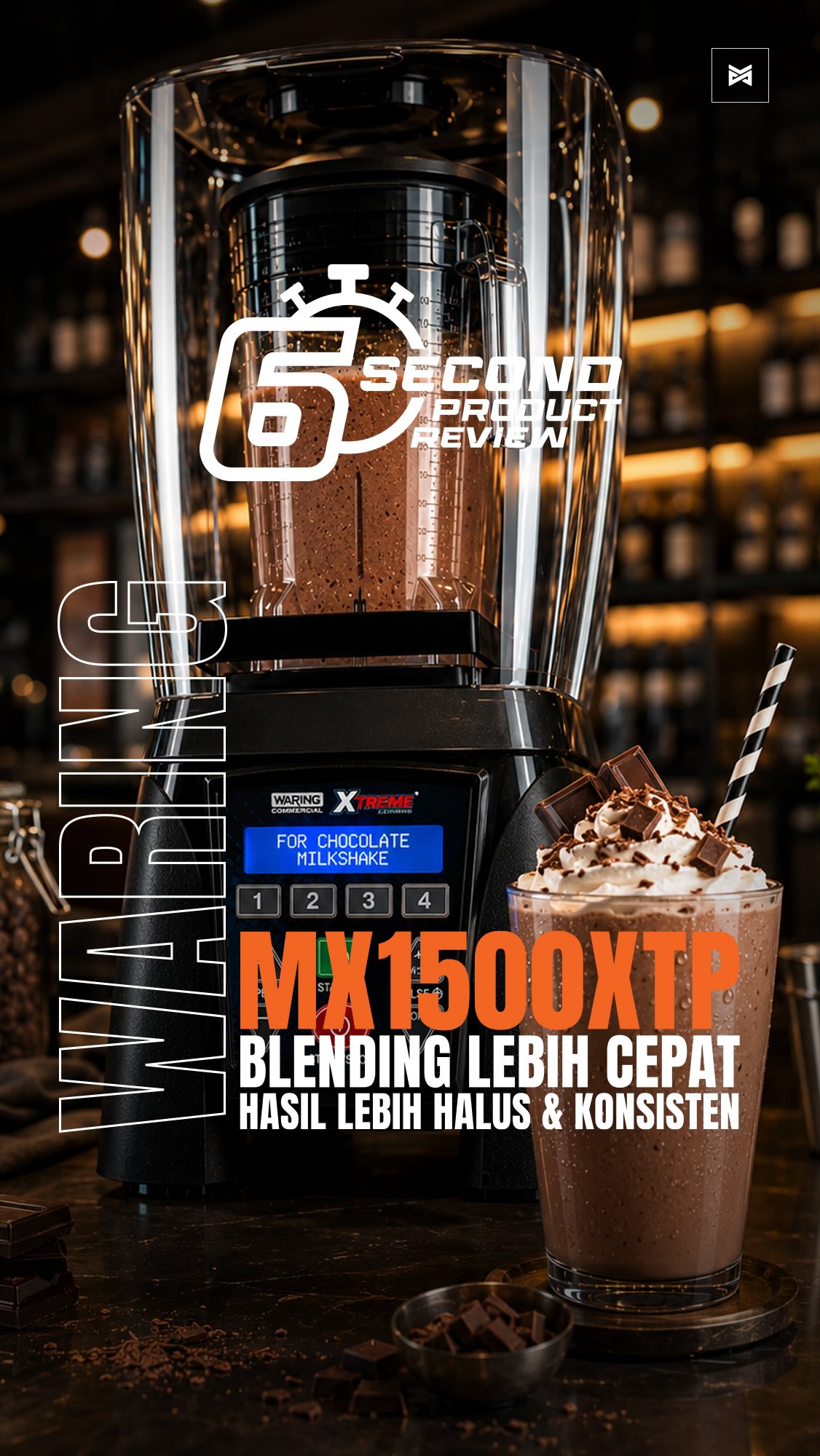 Blender murah bisa jalan.
Tapi belum tentu kuat buat dipakai terus-terusan di bisnis minuman.
Kalau sehari harus produksi banyak smoothie, sauce, atau frozen drink, yang dicari bukan cuma “bisa blend”, tapi hasil yang cepat, halus, dan konsisten.
Waring MX1500XTP dibuat untuk kebutuhan komersial, bukan sekadar pemakaian ringan.
Cocok untuk café, restoran, bar, hotel, dan bisnis minuman yang butuh performa stabil setiap hari.
Kalau blender kamu sering lama, hasil kasar, atau nggak konsisten, mungkin masalahnya bukan resepnya — tapi equipment-nya.
Konsultasikan kebutuhan blender komersial kamu dengan tim MFK.
#BlenderKomersial #WaringMX1500XTP #CommercialBlender #BisnisCafe #BisnisMinuman #SmoothieBar #CafeOwner #RestaurantOwner #HorecaEquipment #DapurKomersial #KitchenEquipmentIndonesia #MFK