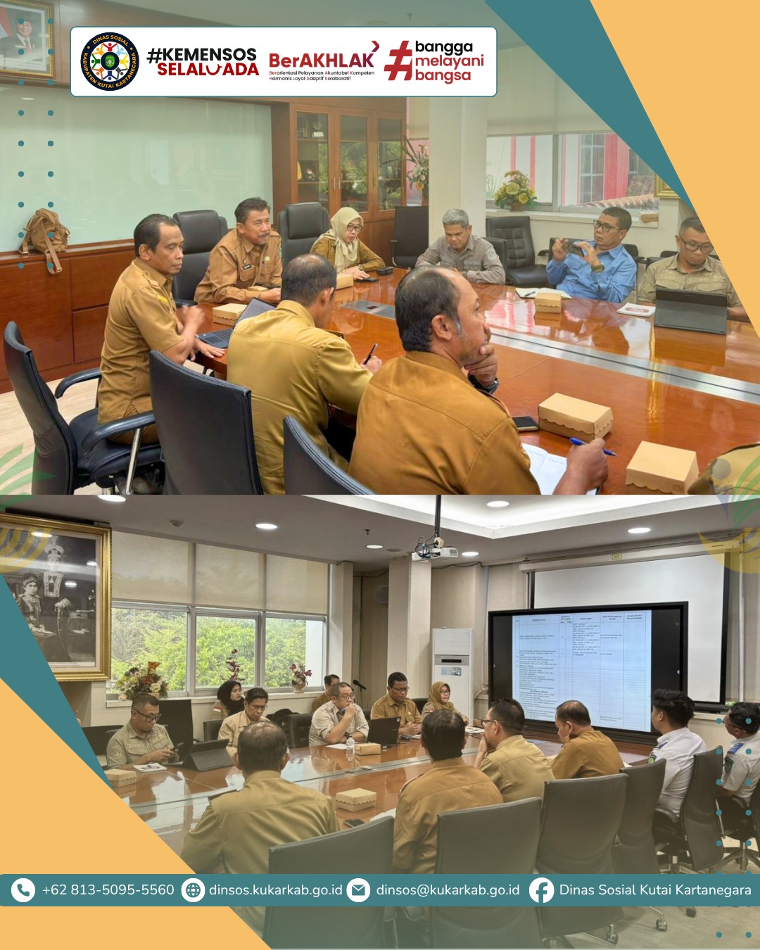 TENGGARONG – Pemerintah Kabupaten Kutai Kartanegara terus bergerak cepat dalam mengupayakan percepatan penyelenggaraan infrastruktur pendidikan di daerah. Bertempat di Ruang Rapat Sekretaris Daerah (Sekda), Pemkab Kutai Kartanegara menggelar rapat koordinasi penting terkait pembahasan penyediaan dokumen Readiness Criteria untuk Penyelenggaraan Sekolah Rakyat (SR) di Kabupaten Kutai Kartanegara, Selasa (02/06/2026).
.
.
.
.
.
Selengkapnya di : https://dinsos.kukarkab.go.id/index.php/2026/06/03/percepat-pembangunan-sekolah-rakyat-pemkab-kutai-kartanegara-gelar-rapat-koordinasi-pemenuhan-dokumen-readiness-criteria/