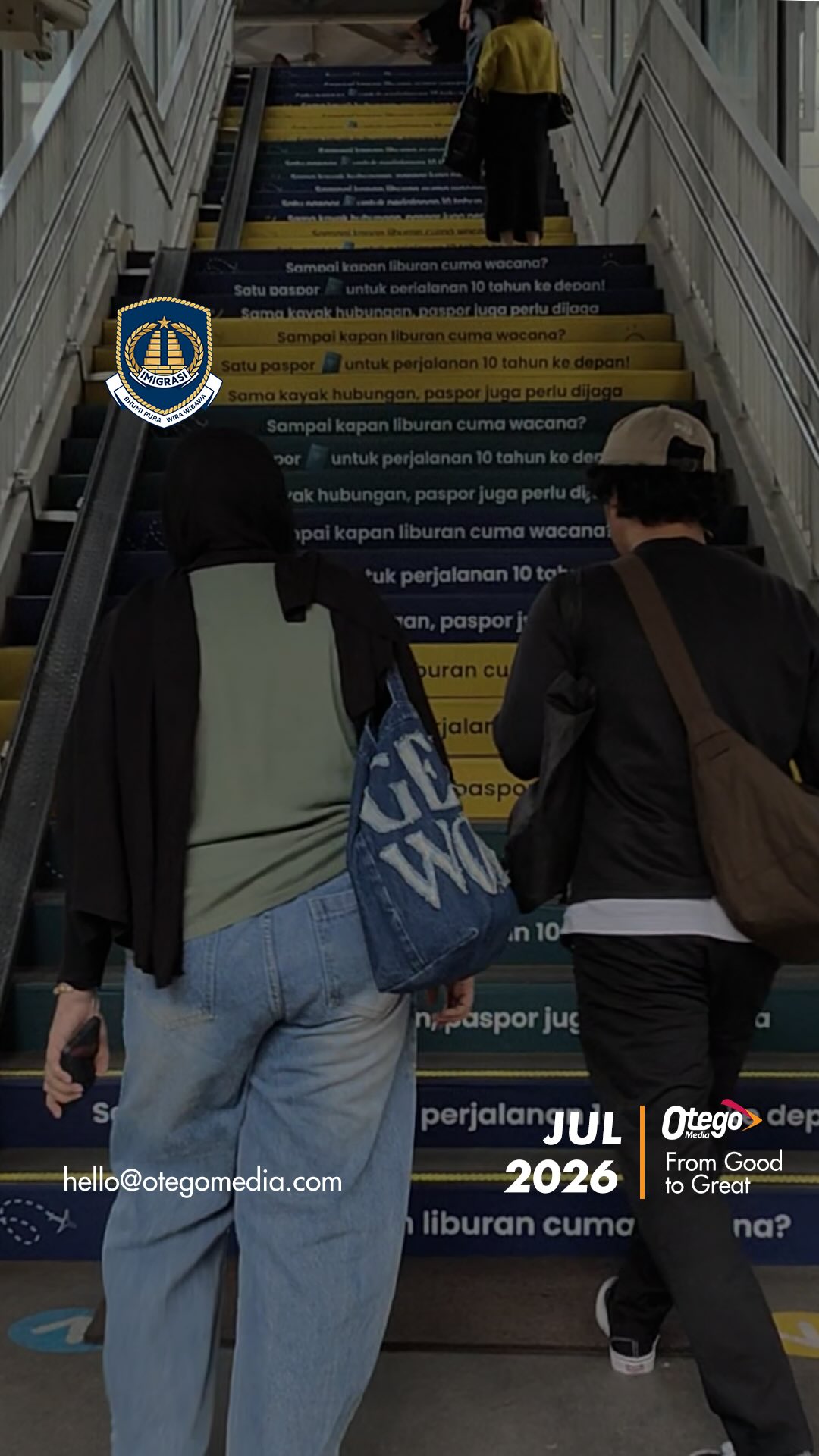 Kalau tiba-tiba besok diajak ke luar negeri, paspormu udah siap belum?
Jangan sampai rencana ke luar negeri tertunda, download aplikasi M-Paspor dan ajukan permohonan paspormu sekarang!