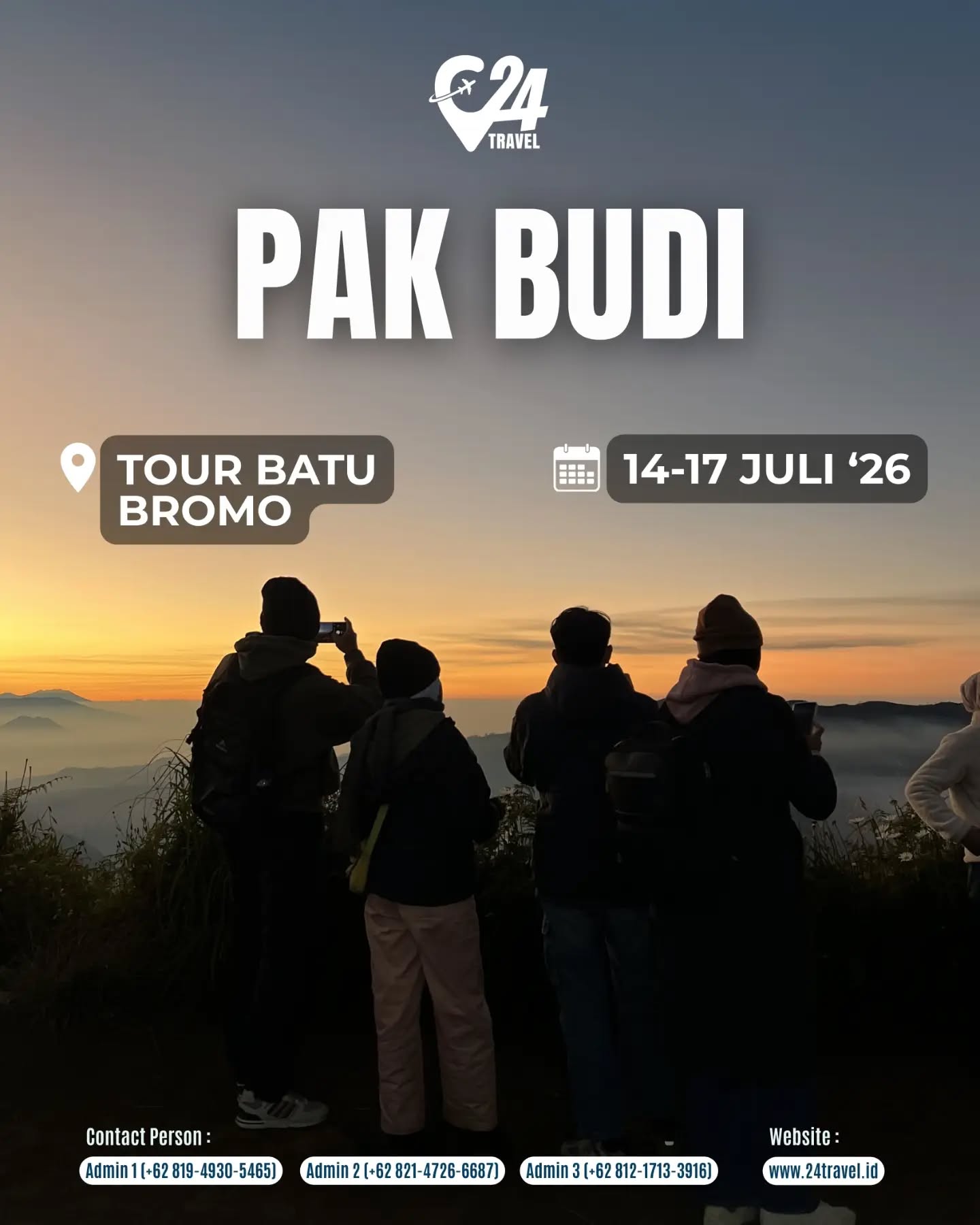 Another journey, another story. ✨
Yuk, explore Batu & Bromo bareng 24Travel!
Info promo & konsultasi klik link bio @24travel.id#24travel #semuabisaliburan #paketwisatamalang #tourbatu #tripbromo