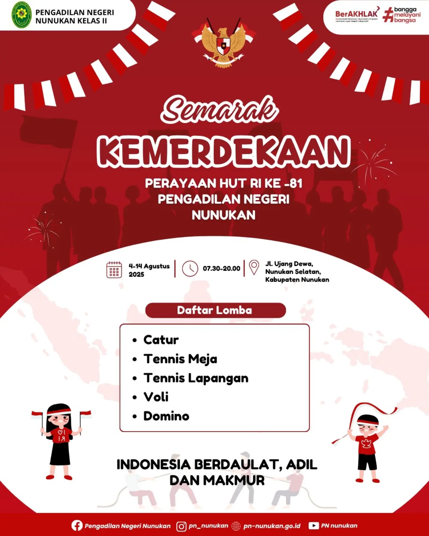 Lebih dari sekedar perebutan hadiah, arena lomba s…