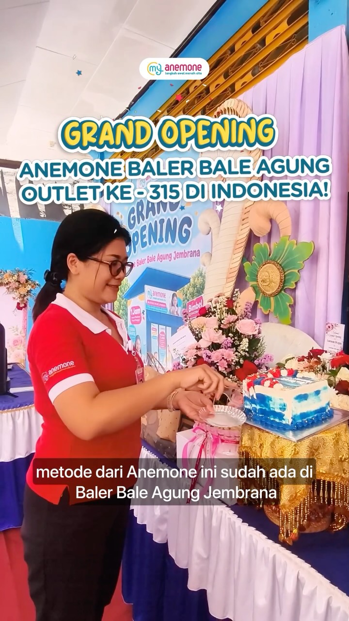 Akhirnya, Anemone resmi hadir di Baler Bale Agung sebagai cabang ke-315! 🎉
S...