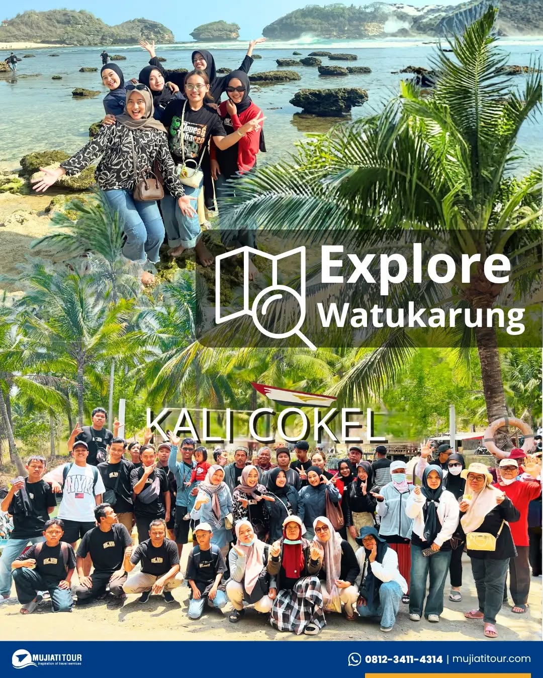 Terimakasih sudah menggunakan layanan kami , Explore Pacitan yang seru 😍
📲 WA: 0812-3411-4314
🌐 www.mujiatitour.com
Y
